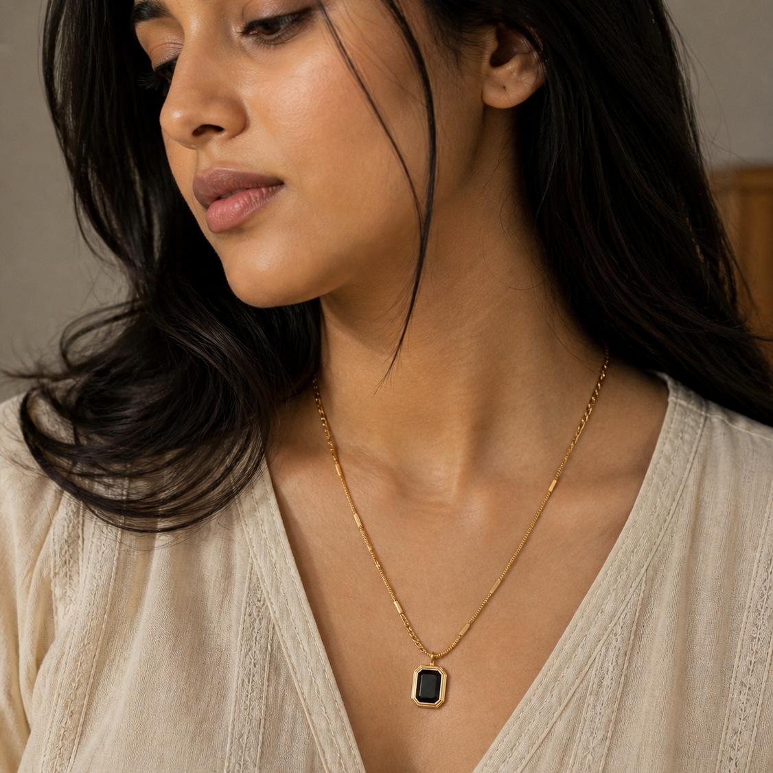Gold Snake Chain Necklace
