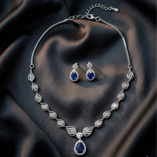Teardrop AD Necklace & Earrings Set
